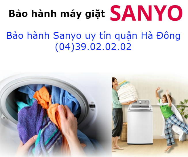 trung tâm bảo hành máy giặt Sanyo quận Hà Đông